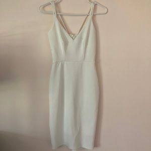 ASOS curvy lipstick boutique white dress